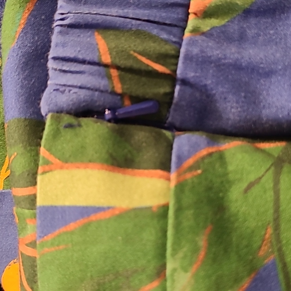 FARM Rio Blue Tropical Mini Skirt with Orange Floral Print - Picture 13 of 16